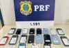 PRF em Rondônia apreende carga de celulares avaliada em mais de setenta mil reais em Ariquemes