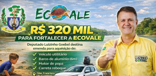 Deputado Luizinho Goebel destina R$ 320 mil para aquisição de veículo e kit navegação em São Francisco do Guaporé