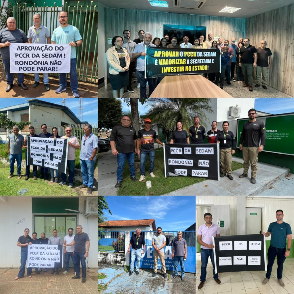 Servidores da SEDAM-RO Intensificam Mobilização por Revisão do PCCR e Alertam para Paralisia na Gestão Ambiental de Rondônia