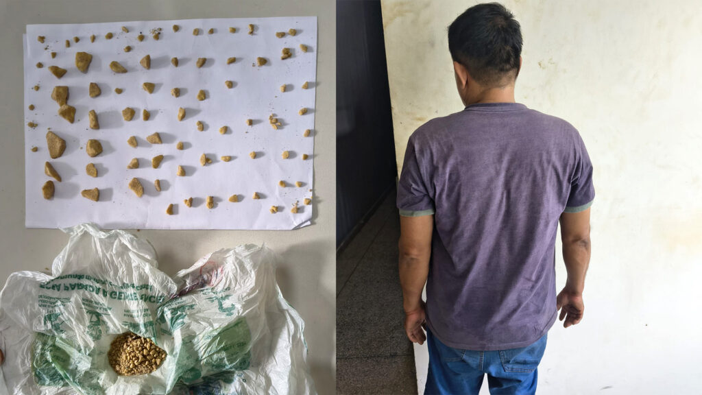 PM apreende drogas e prende suspeito durante patrulhamento