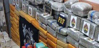 Operação prende dupla com 140kg de drogas e arma em embarcação