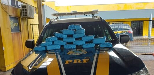 PRF em Rondônia apreende mais de 20 KG de entorpecentes em Ji-Paraná