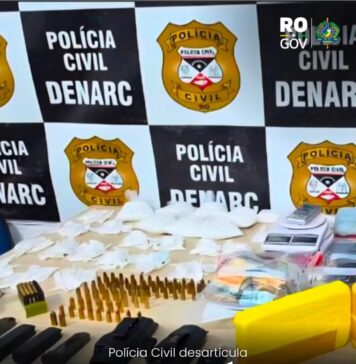 Polícia Civil desarticula ponto de tráfico durante operação nacional em RO