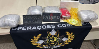 Ação integrada das forças de segurança resulta na apreensão de 7kg de drogas no terminal rodoviário de Ji-Paraná