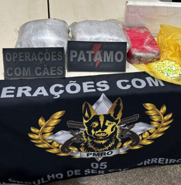 Ação integrada das forças de segurança resulta na apreensão de 7kg de drogas no terminal rodoviário de Ji-Paraná
