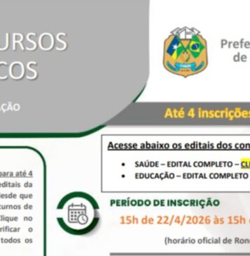 EDITAL: Prefeito Affonso Cândido anuncia concurso público em Ji-Paraná