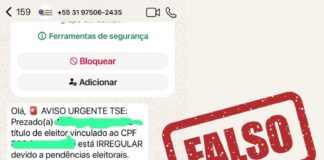 TSE alerta para golpe com cobrança para regularização de pendências eleitorais