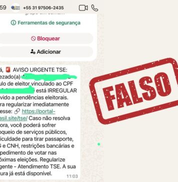 TSE alerta para golpe com cobrança para regularização de pendências eleitorais