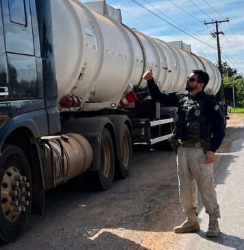 Polícia Rodoviária Federal em Rondônia realizou operação de segurança viária relacionada ao transporte de produtos perigosos