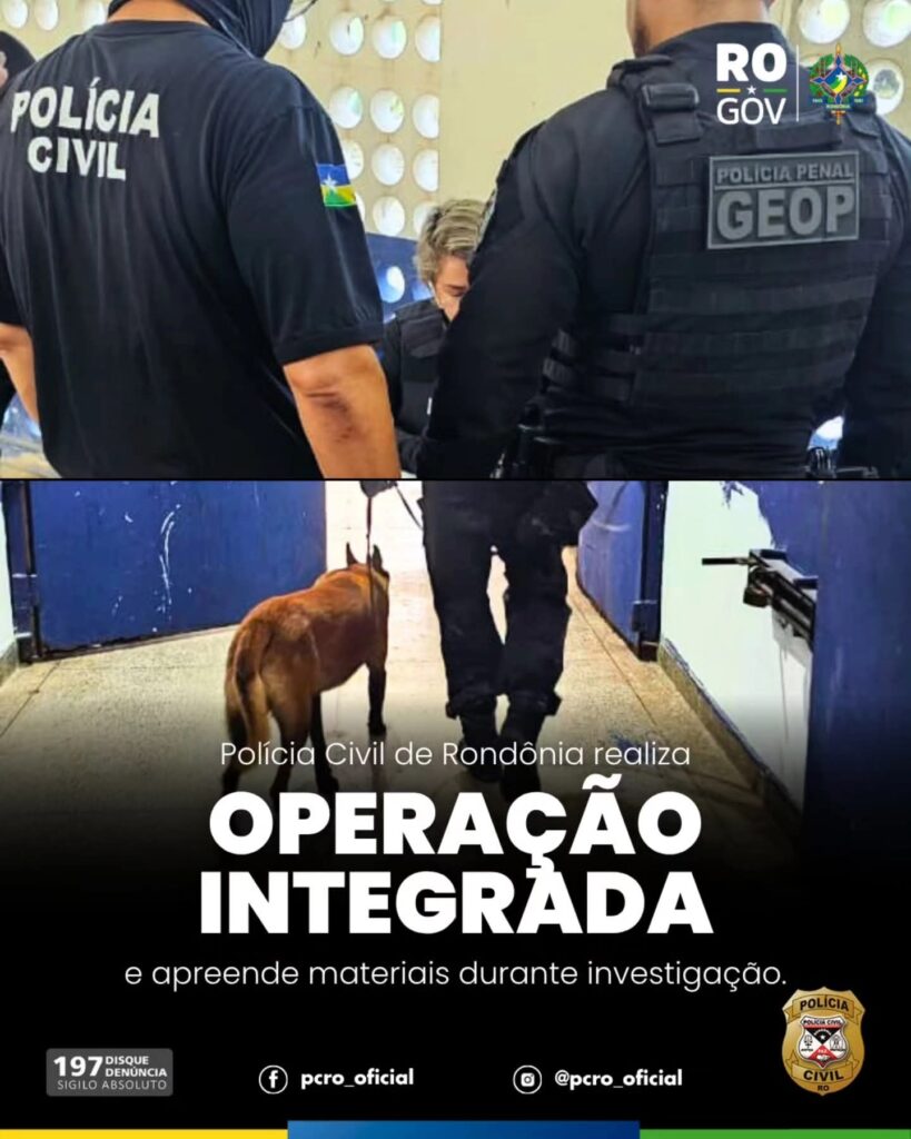 Polícia Civil realiza operação integrada e apreende materiais durante investigação