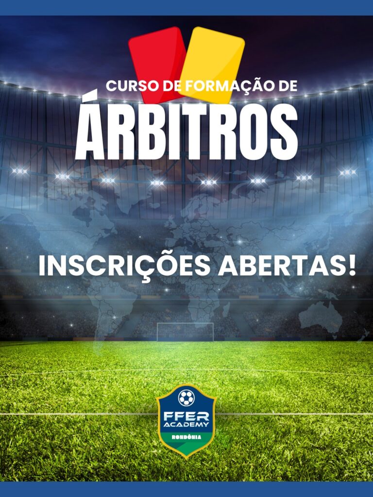 Federação abre inscrições para Curso de Formação de Árbitros da FFER Academy 2026