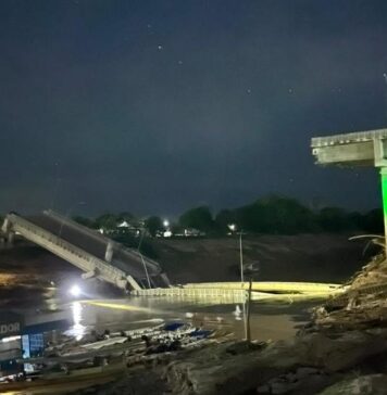 Ponte desaba no interior do Acre e deixa vários feridos