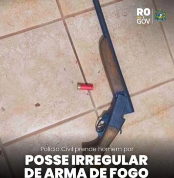 PC prende homem por posse irregular de arma de fogo durante operação