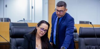 Deputada Rosangela Donadon solicita restauração e construção da calçada da Escola Sebastiana Lima de Oliveira