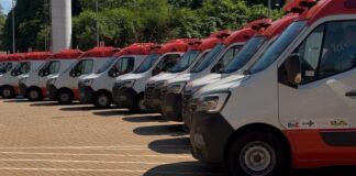 Vilhena recebe duas novas ambulâncias do Samu entregues pelo Ministério da Saúde