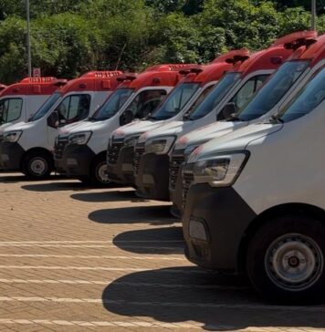 Vilhena recebe duas novas ambulâncias do Samu entregues pelo Ministério da Saúde