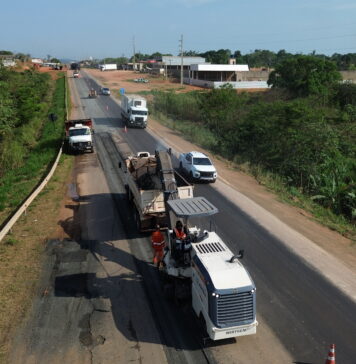 Obras e serviços seguem na BR-364, de Porto Velho a Vilhena