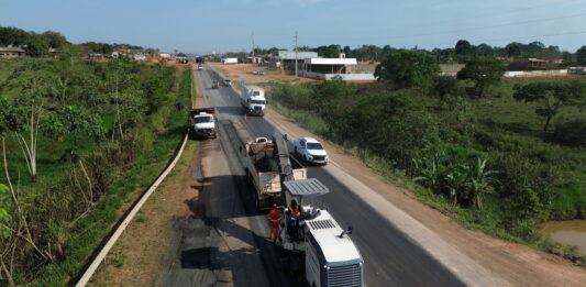 Obras e serviços seguem na BR-364, de Porto Velho a Vilhena