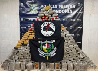 Força Tática da PM apreende 345 tabletes de maconha em casa na zona leste da capital
