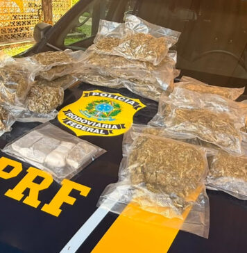 PRF em Rondônia apreende mais de 8 kg de materiais ilícitos em Porto Velho