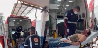 Homem é socorrido após ataque de onça em Porto Velho