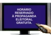 Horário eleitoral no rádio e TV começa nesta sexta-feira