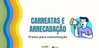 Eleições 2026: saiba quando comunicar carreatas e eventos de arrecadação