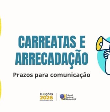 Eleições 2026: saiba quando comunicar carreatas e eventos de arrecadação