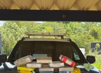 PRF apreende 8 kg de drogas transportadas em “táxi” no município de Porto Velho/RO