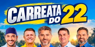 Carreata de Luizinho Goebel reúne apoiadores em Vilhena neste sábado