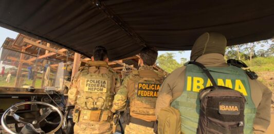 PF e Ibama combatem garimpo ilegal no Rio Madeira