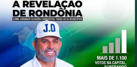 Jurandir Oliveira surge como a grande revelação política de Rondônia ao ser eleito deputado estadual