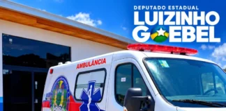 Ambulância viabilizada por Luizinho Goebel já está à disposição da Saúde de Chupinguaia